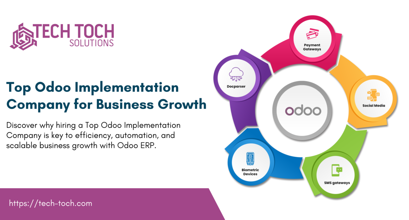 Top Odoo Implementation Company for Business Growth